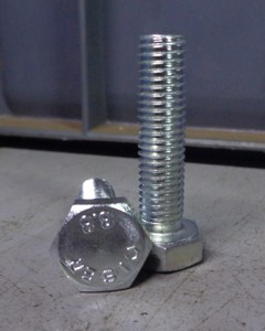 Hexagon head screw M10x40 1.5 DIN 933 8.8 galv